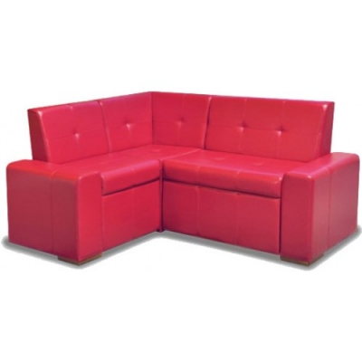 Кухонный диван красный КУ-12